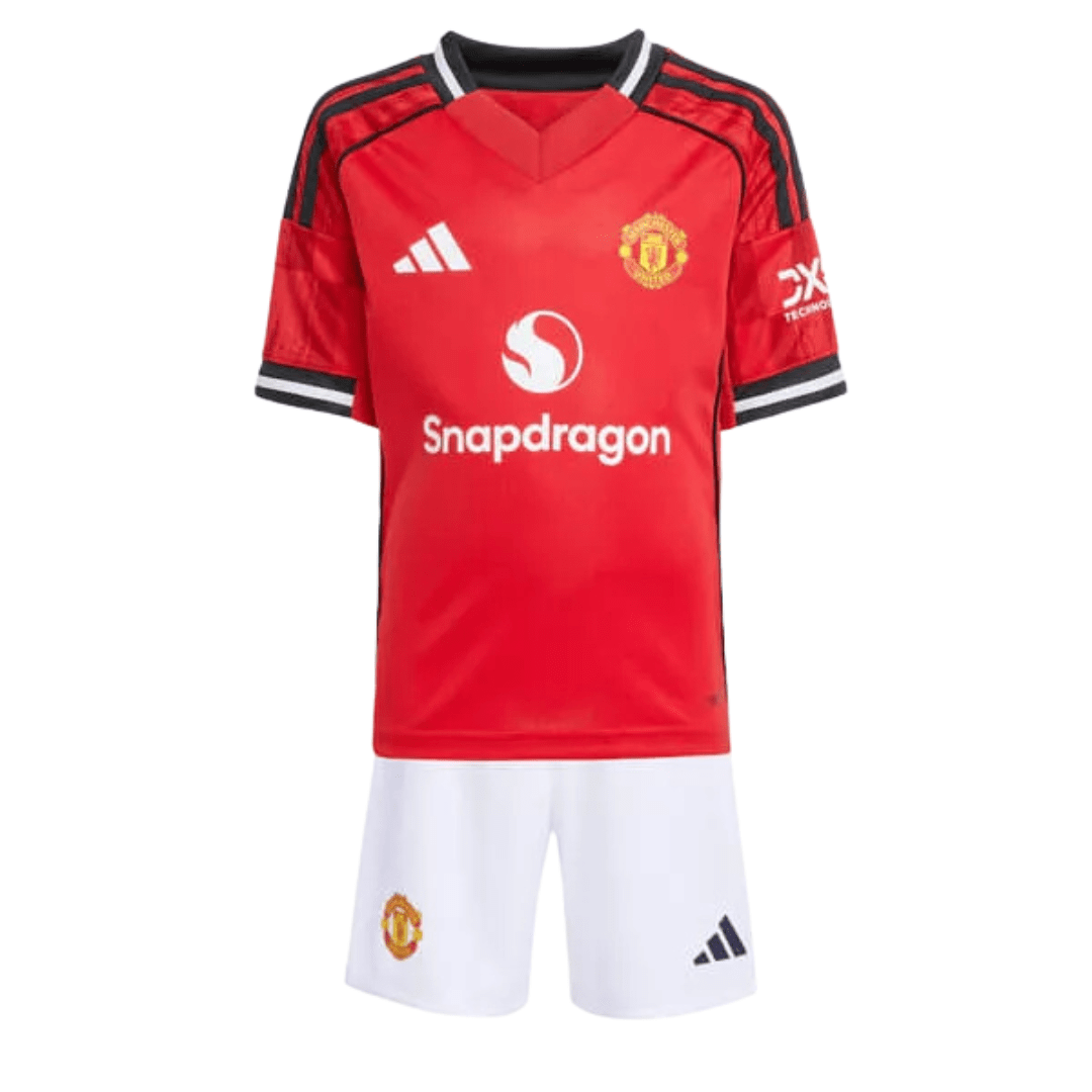 Manchester United 25/26 Home Kids Kit