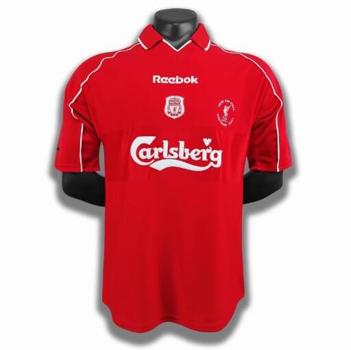Customized 01/02 Liverpool Home Retro Jersey