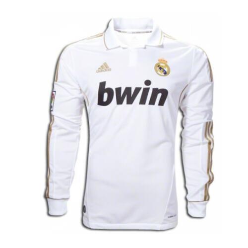 Customized 2012 Real Madrid Home Long Sleeve Jersey