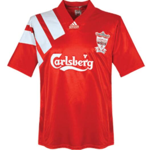 Customized 92/93 Liverpool Retro Home Jersey