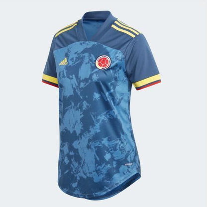 Women's Customized 2019 Colombia Away Dark Blue Jersey