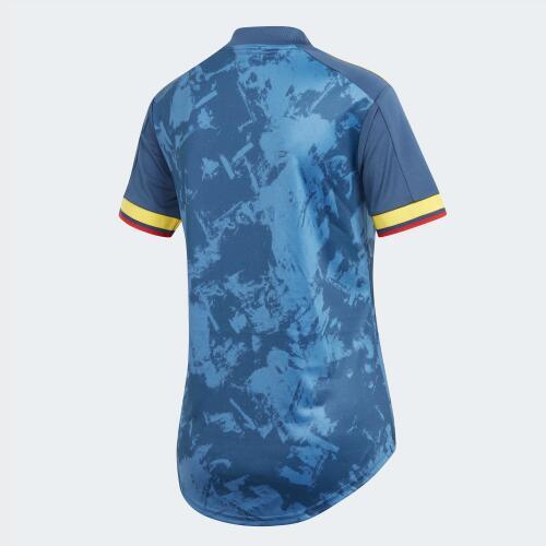 Women's Customized 2019 Colombia Away Dark Blue Jersey