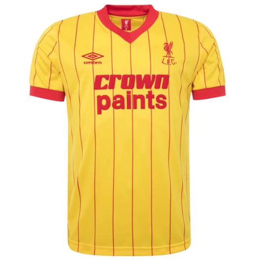 Customized 81/84 Liverpool Away Retro Jersey